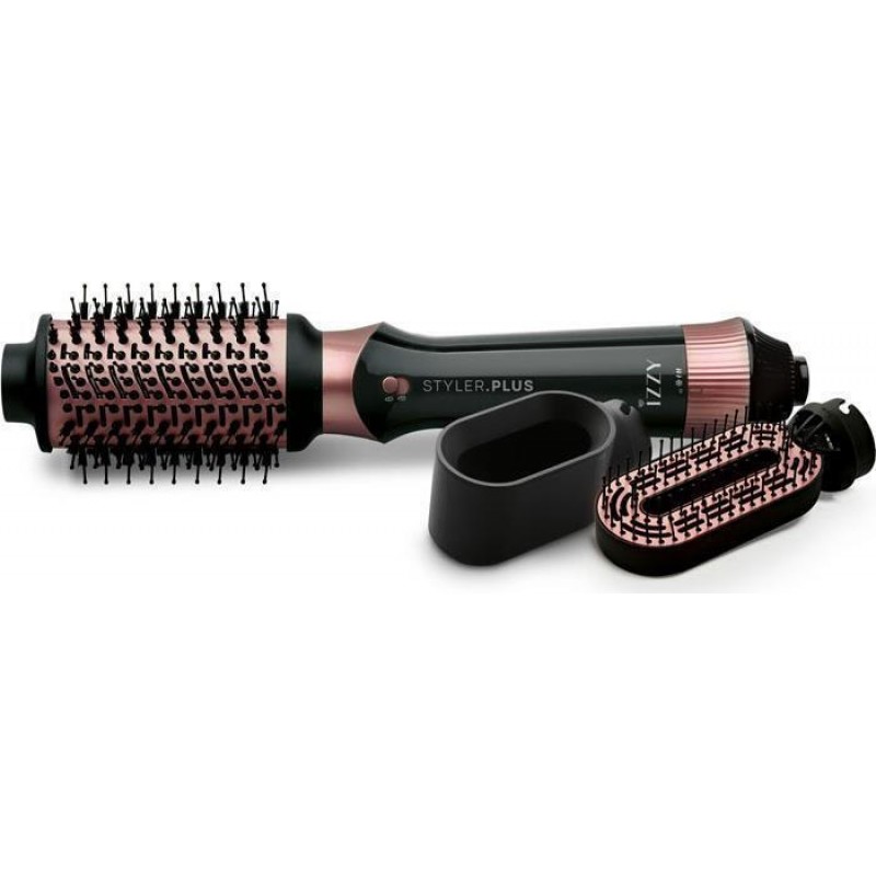 Izzy IZ-7211 Styler Plus Κεραμική Ηλεκτρική Βούρτσα με Αέρα για Ίσιωμα και Μπούκλες 1200W